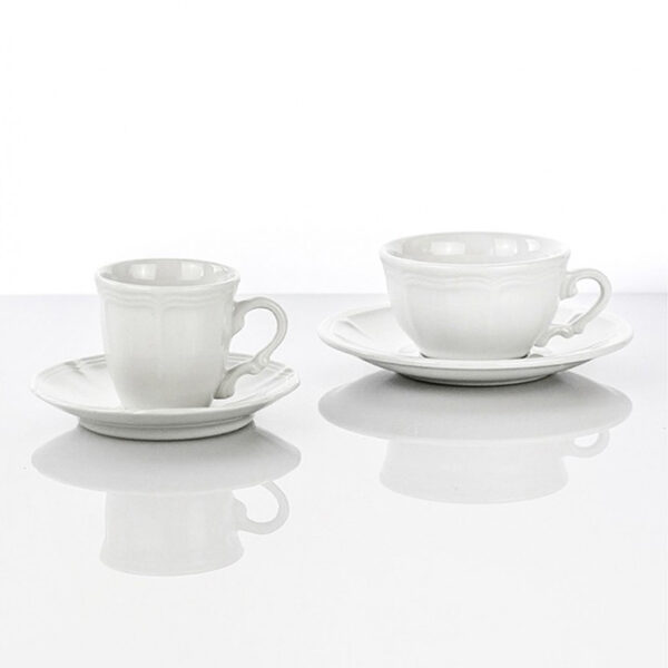 Tasses et sous-tasses à café et à thé de la gamme Rohan